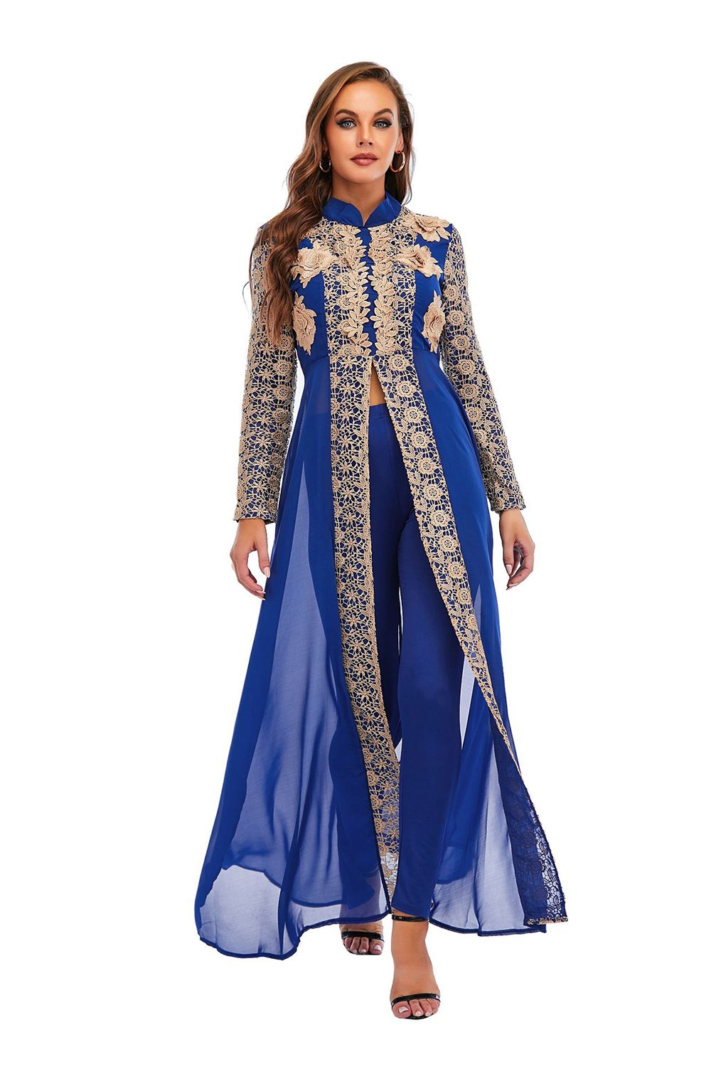 アバヤドバイイスラム教徒セットドレスカフタントルコイスラム服 Abayas アフリカドレス女性のためのローブアンサンブルファム Musulmane
