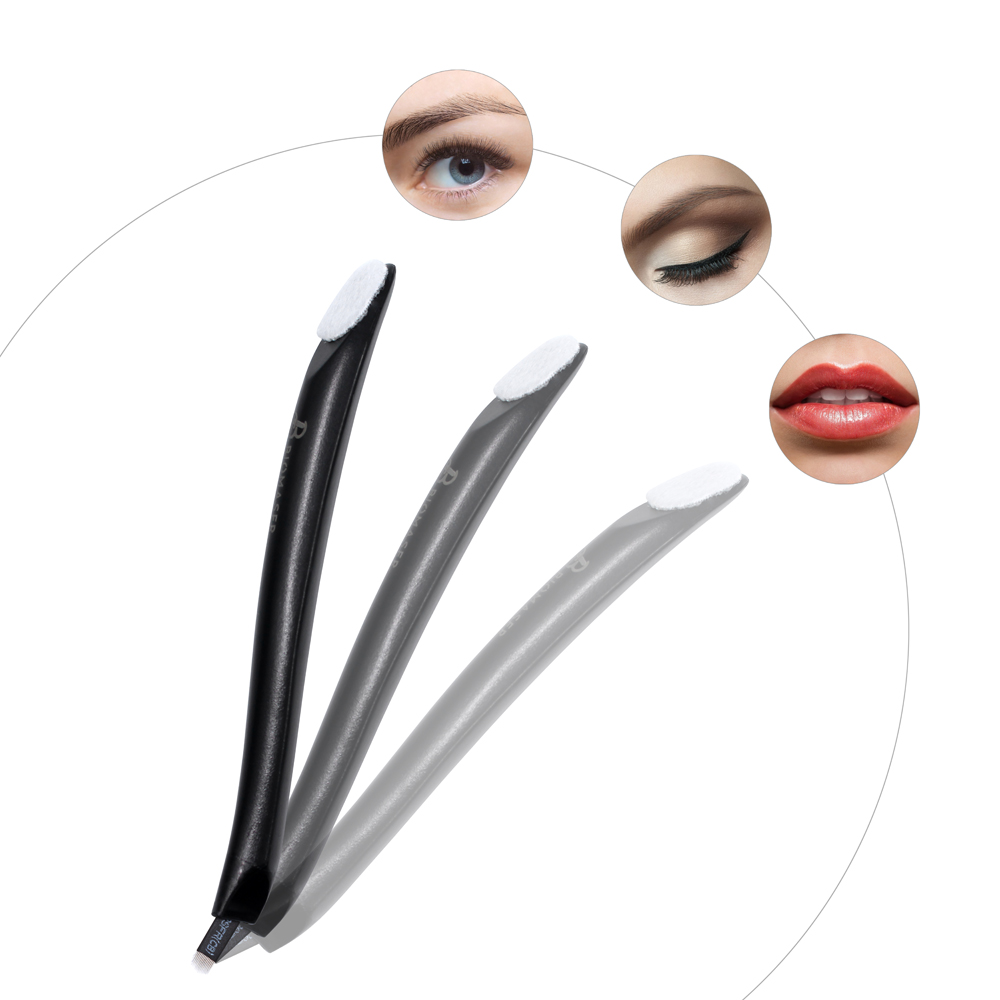 Biomaser Microblading ペン眉毛アートメイク針タトゥーツールアクセサリー 12CF-18U Microblading 眉毛タトゥーペン