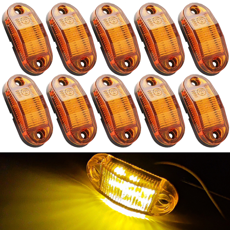 12V 24V 6SMD Led サイドマーカーライトスカニアトラック用 Mantruck テールライトトレーラートラクタートラック警告パーキングランプボルボ用