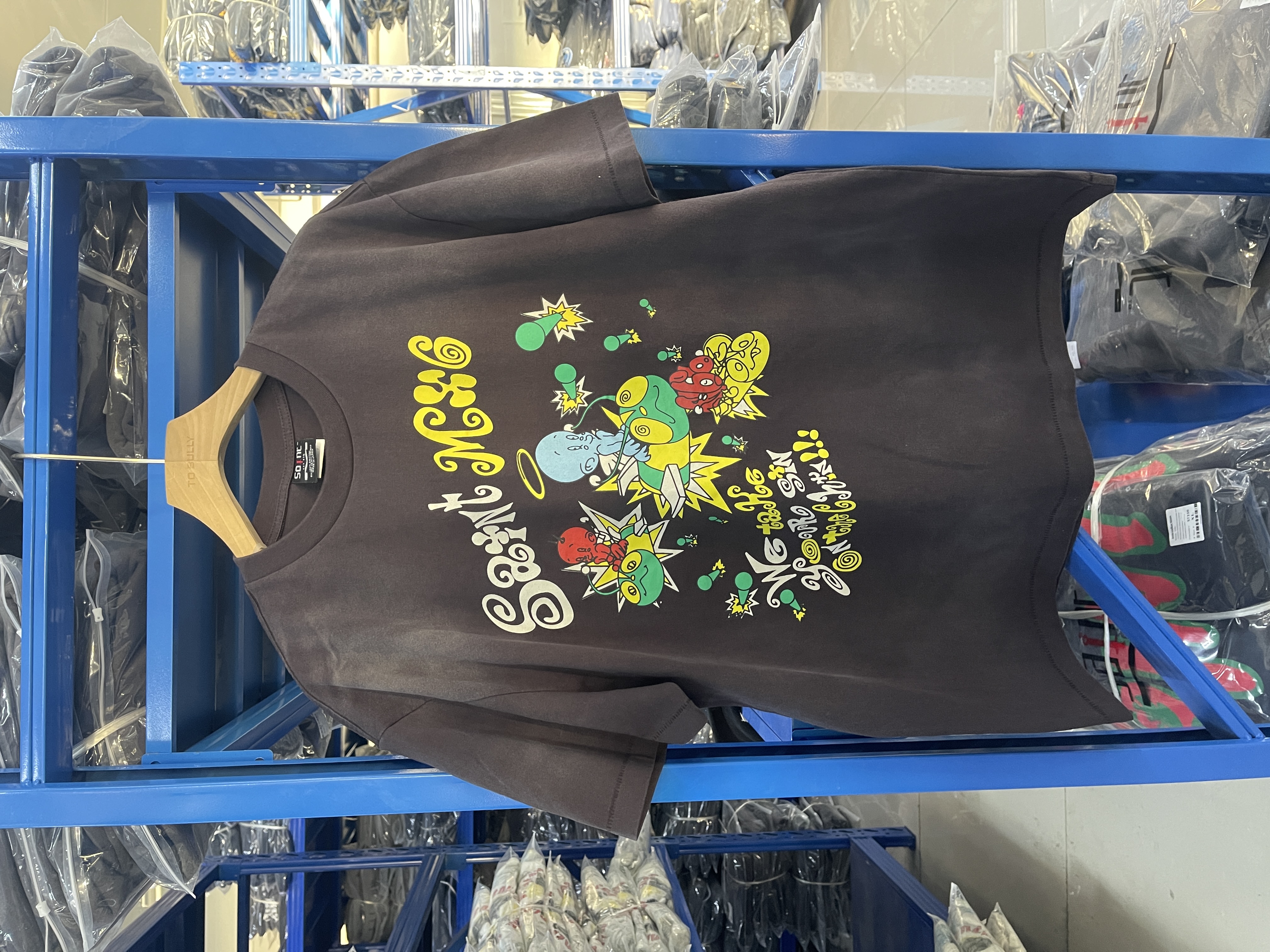 2025 夏ヴィンテージ聖人 Tシャツウォッシュパターンプリント半袖綿 100% ハイストリートカジュアルオーバーサイズルーズファッショントップ