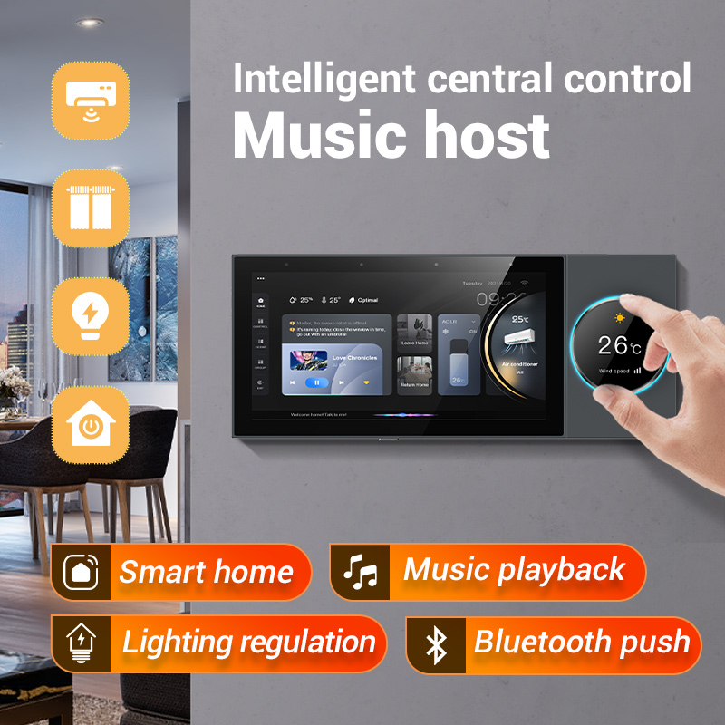 Tuya スマート ライフ ホーム 6 インチ中央制御ホスト音楽バージョン内蔵 Zigbee ゲートウェイ
