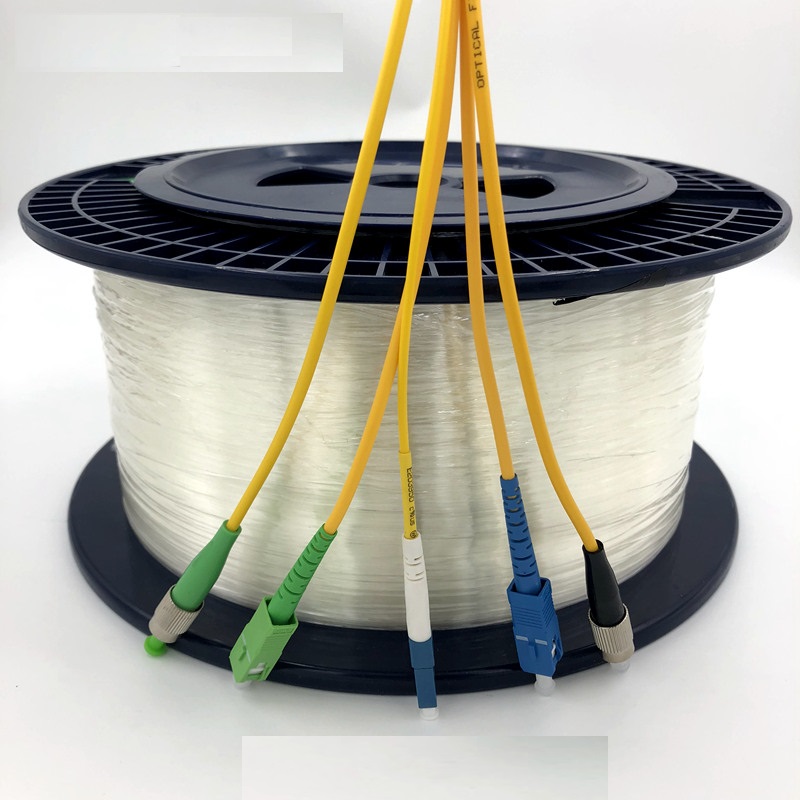 FCUPC-FCUPC 9/125um G652D 1-80KM シングルモードシングルベアファイバーディスク OTDR 測定ファイバーテスター延長ライン
