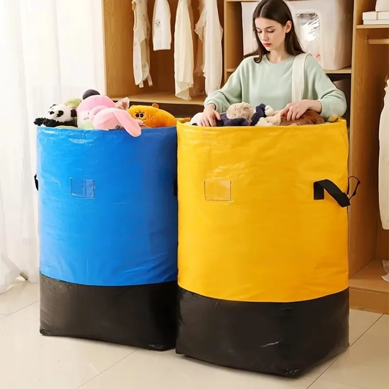 大容量ヘビーデューティ移動バッグ防水耐摩耗性ストレージオーガナイザー厚みのある大学寮旅行収納バッグ