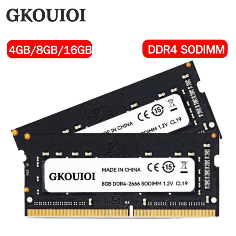 GKOUIOI DDR4 メモリ RAM ノートパソコン用 4GB 8GB 16GB 2400 2133 3200 2666Mhz Sodimm ノートパソコン用メモリ RAM