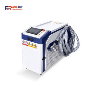 高生産性のポータブル水冷式1500W・2000W・3000W連続光ファイバーレーザー洗浄機。産業用途に適しています。