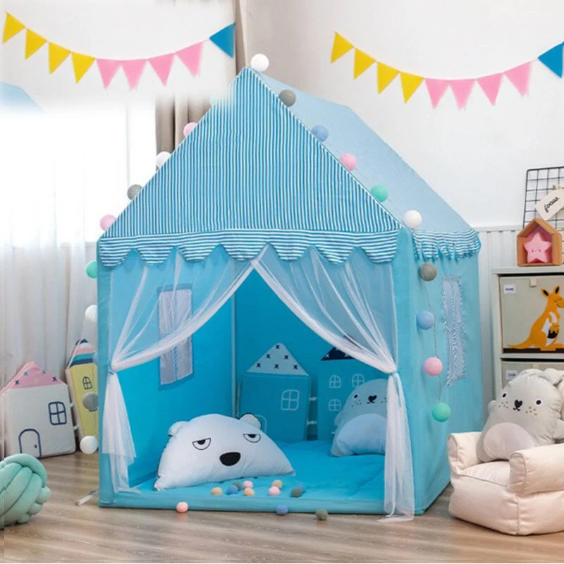子供のおもちゃビッグサイズテントウィグワム折りたたみキッズテントティピベビーままごとのおもちゃガールズボーイズプリンセス城子供部屋の装飾ギフト