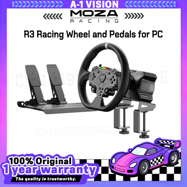 MOZA R3 PCレーシングホイール用