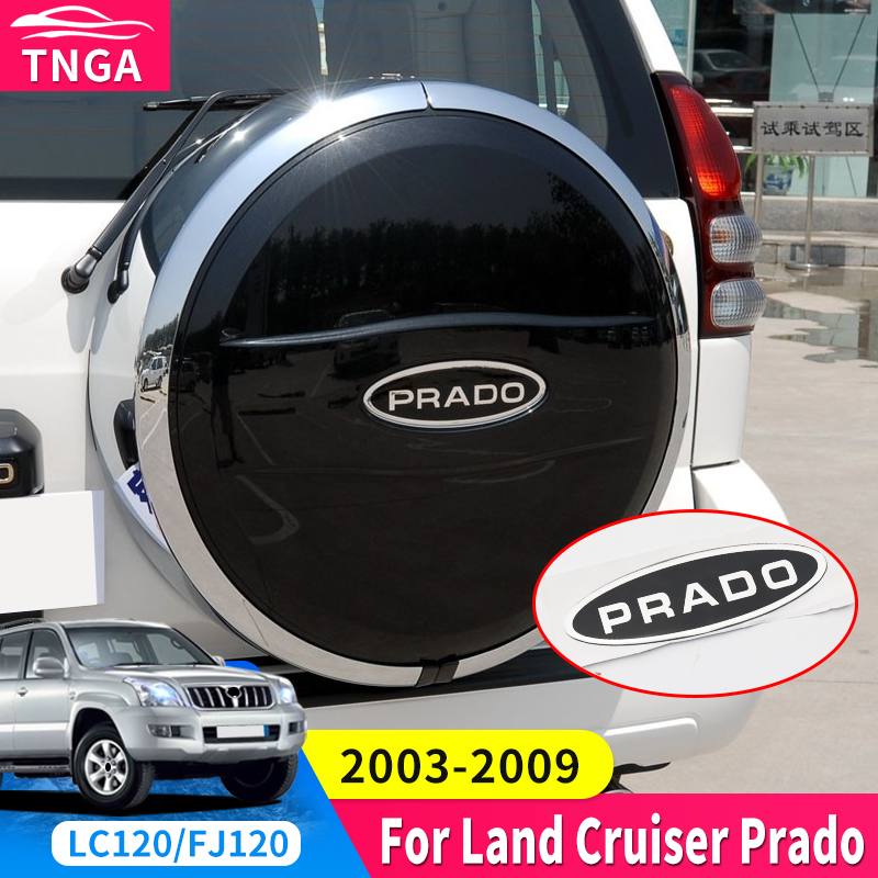 トヨタランドクルーザープラド 120 2003-2009 スペアタイヤ文字ステッカー LC120 FJ120 外装装飾修正アクセサリー