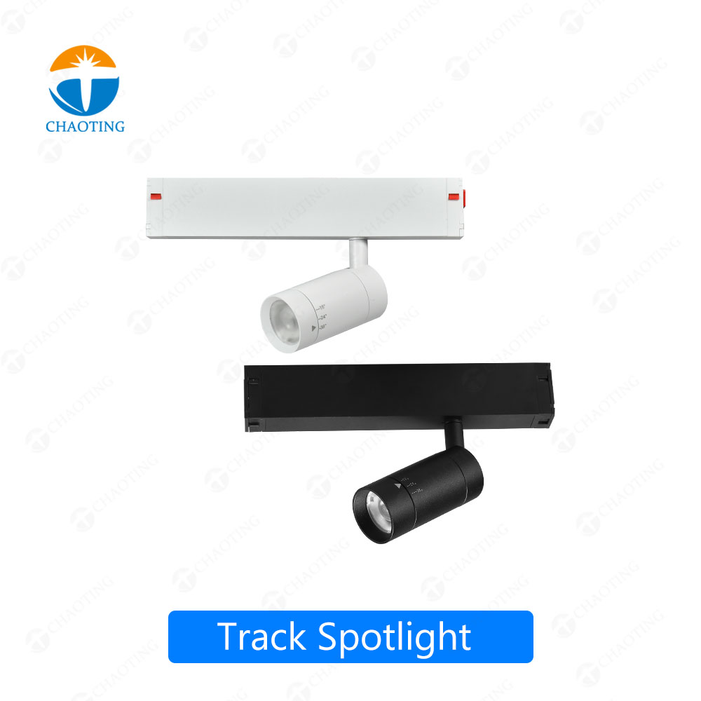 表面凹型ペンダント 25 タイプ商用グレード LED トラック ライト、磁気レール付き