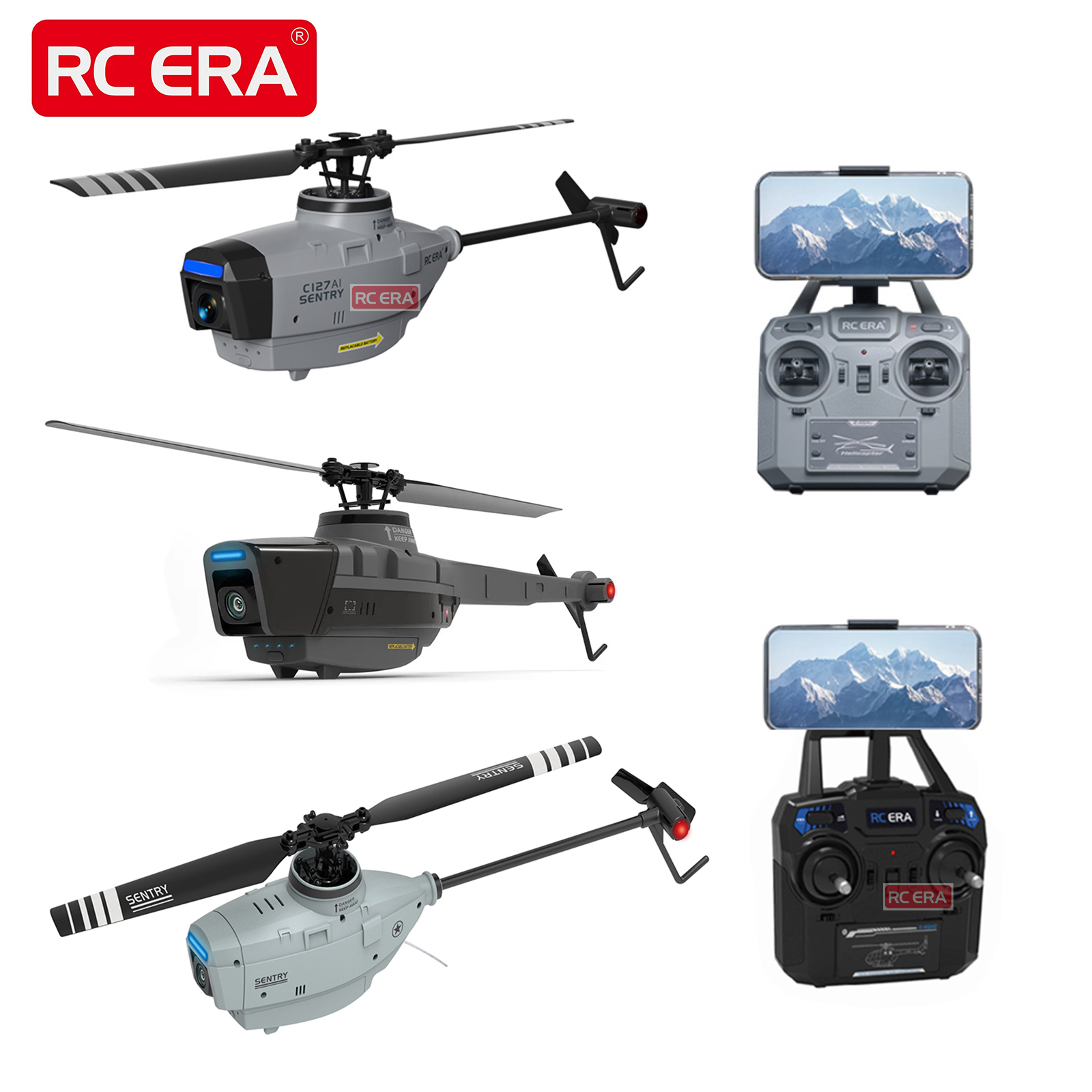 RC ERA C127AI C127 C128 2.4 グラム 6 軸ジャイロ安定化フライバーレスプロフェッショナル RC ヘリコプター 4ch リモートコントロール航空機大人用