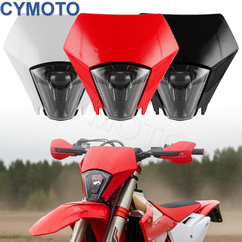 オートバイのヘッドライトガスガス EC 250 300 250F 350F 450F 500F ES 350 500 EW 500F 2024 ヘッドランプダートバイクエンデューロアクセサリー
