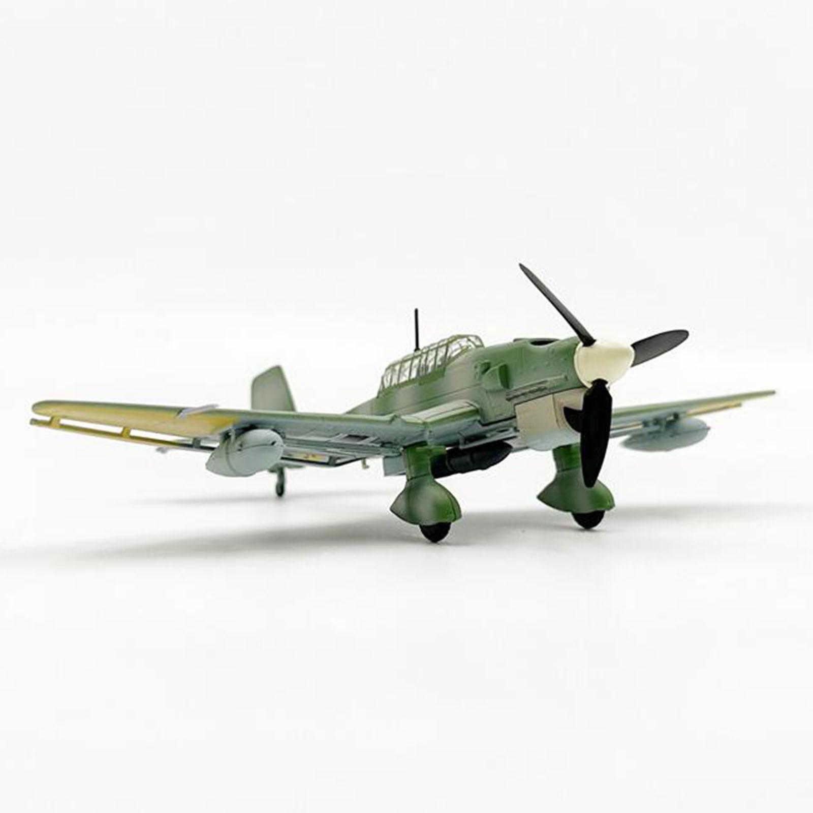 合金 1/72 JU-87B ダイキャストモデル装飾航空機モデルオフィス本棚テレビキャビネットリビングルームの装飾