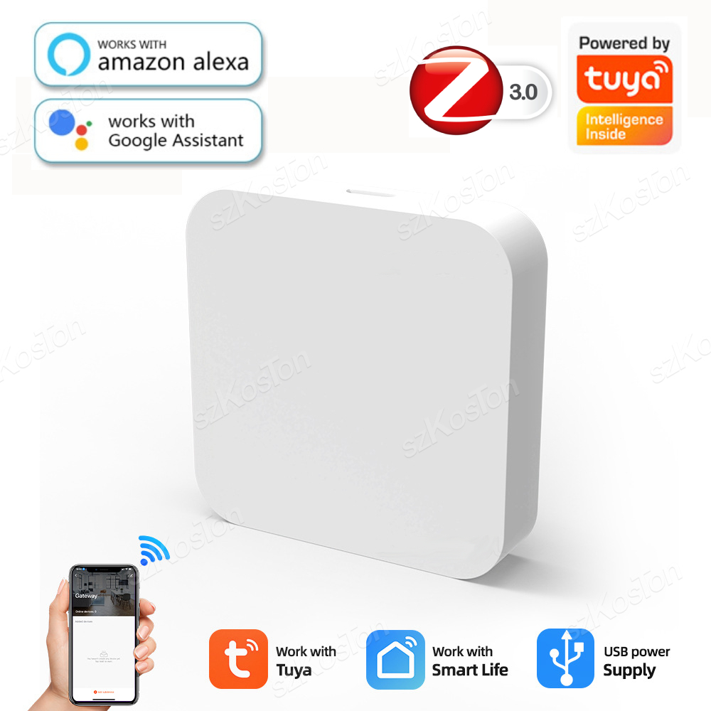 Tuya スマート ライフ アプリ Zigbee 3.0 ゲートウェイ ハブ スマート ホーム オートメーション デバイス リモート コントロール ワイヤレス ブリッジ Alexa Google と連携