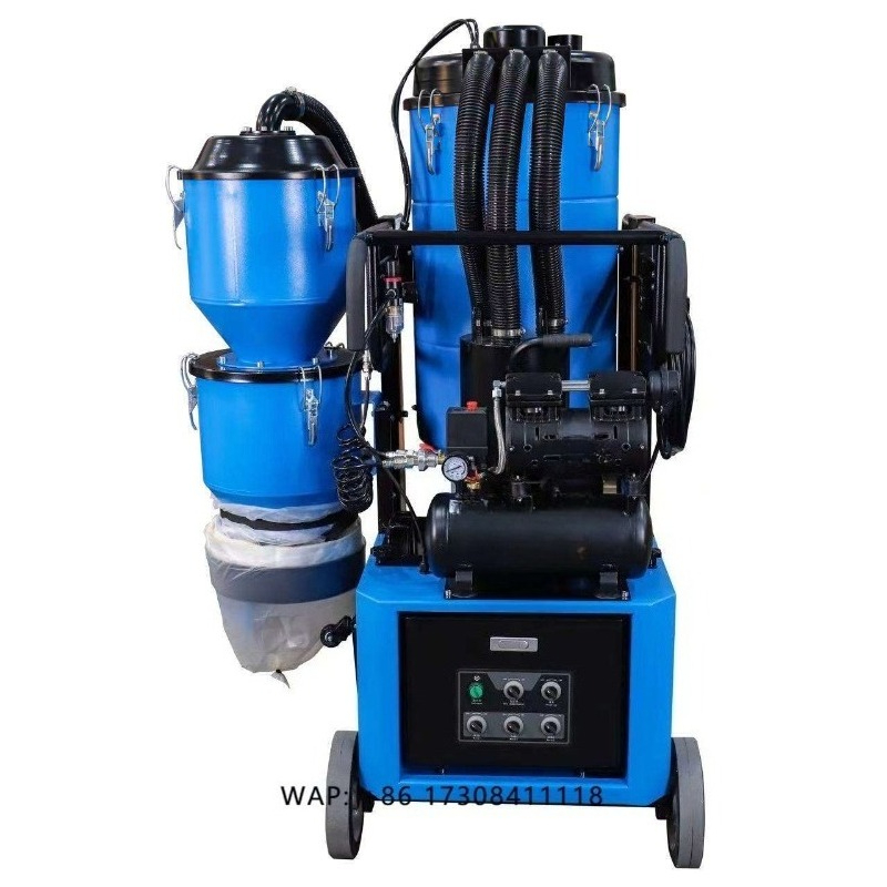 プロの産業用重塵収集用に構築された新しい V3 - X 乾湿両用サイクロン掃除機