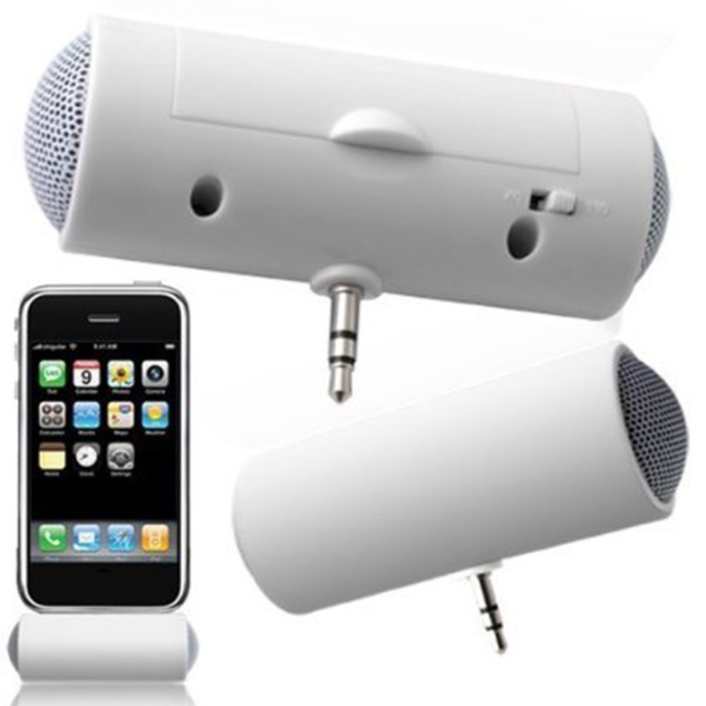 ミニステレオスピーカー MP3 プレーヤーアンプスピーカー 3.5 ミリメートルコネクタ付き iPhone iPod Android MP3 MP4 スマートフォン
