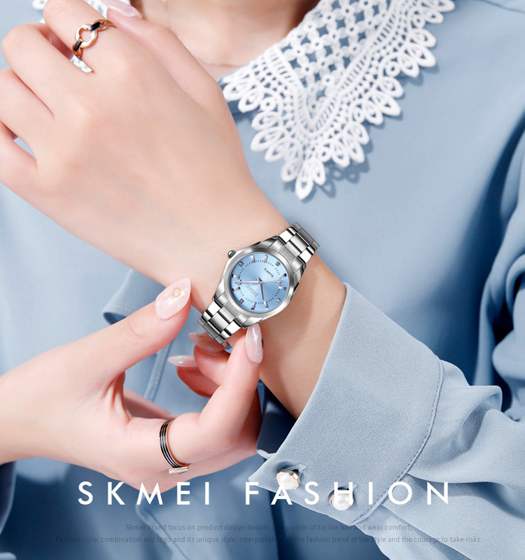 Skmei 2020 高級時計女性ローズゴールド美しい Relojes De Mujer
