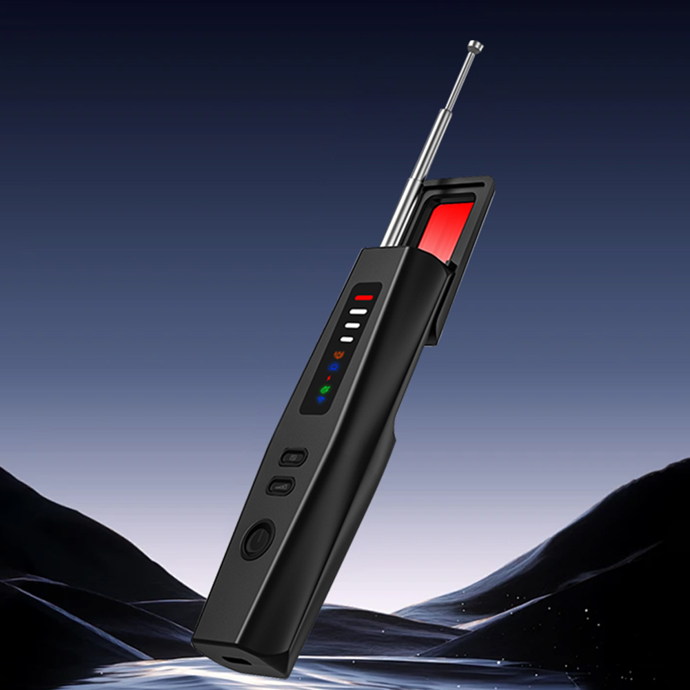 隠しバグとカメラ検出器 5 レベル感度バグ GSM GPS WiFi トラッカー ワイヤレス カメラ検出器保護ガジェット