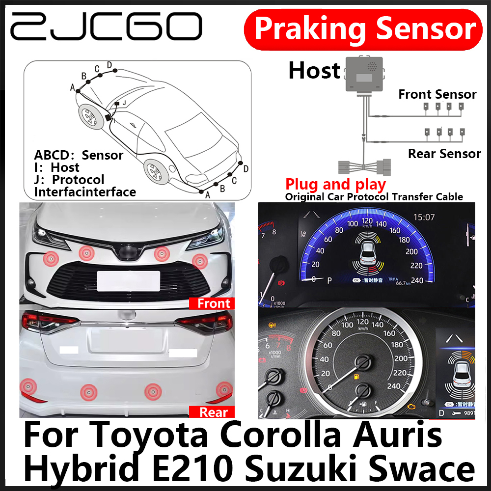OEM フロントリアリバースパーキングセンサー PDC 車逆転支援システムトヨタカローラオーリスハイブリッド E210 スズキ Swace 2019 〜 2022