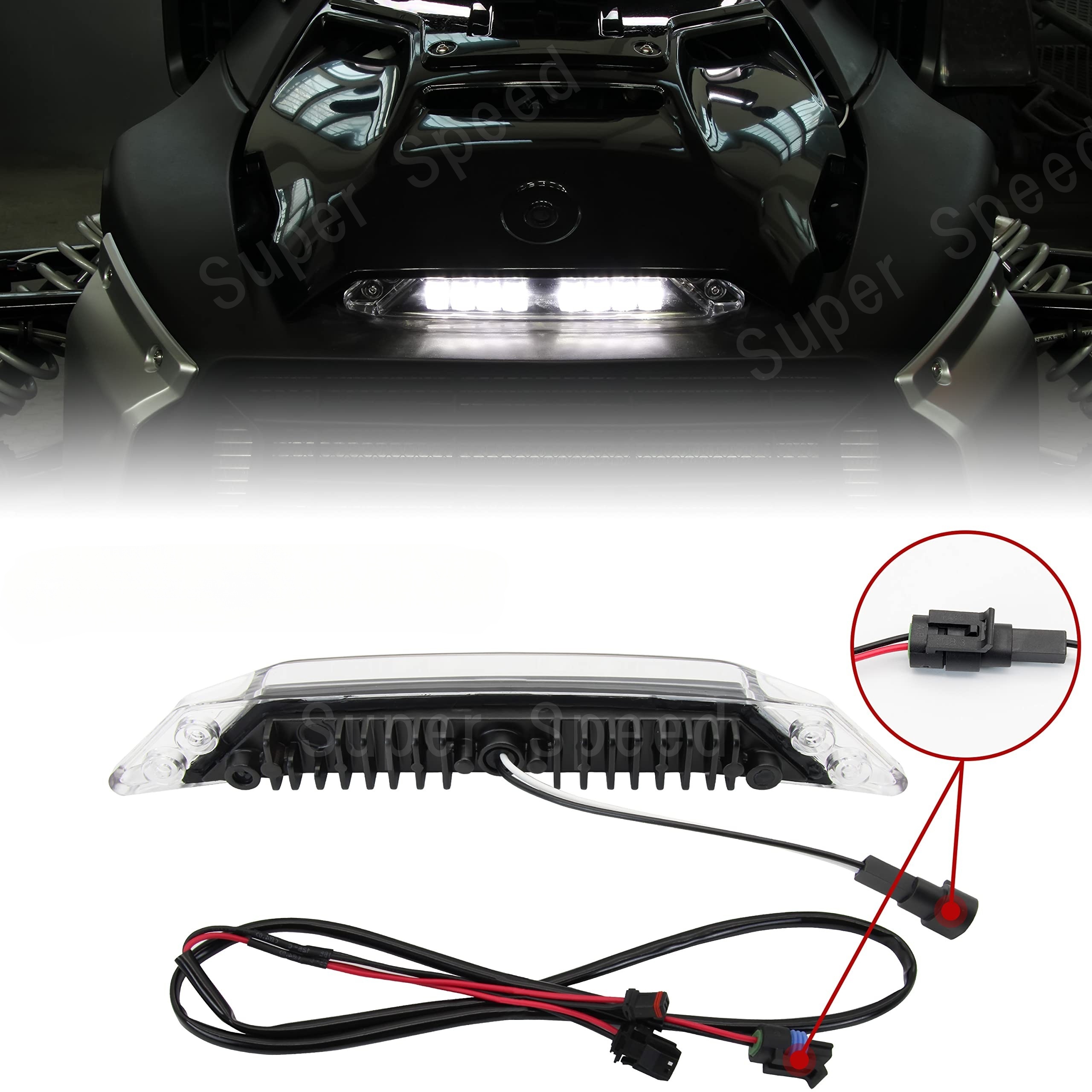 ATV UTV LED 補助ライト デイタイムランニングライト ライカー 600 900 スポーツラリーエディションすべてのモデル用