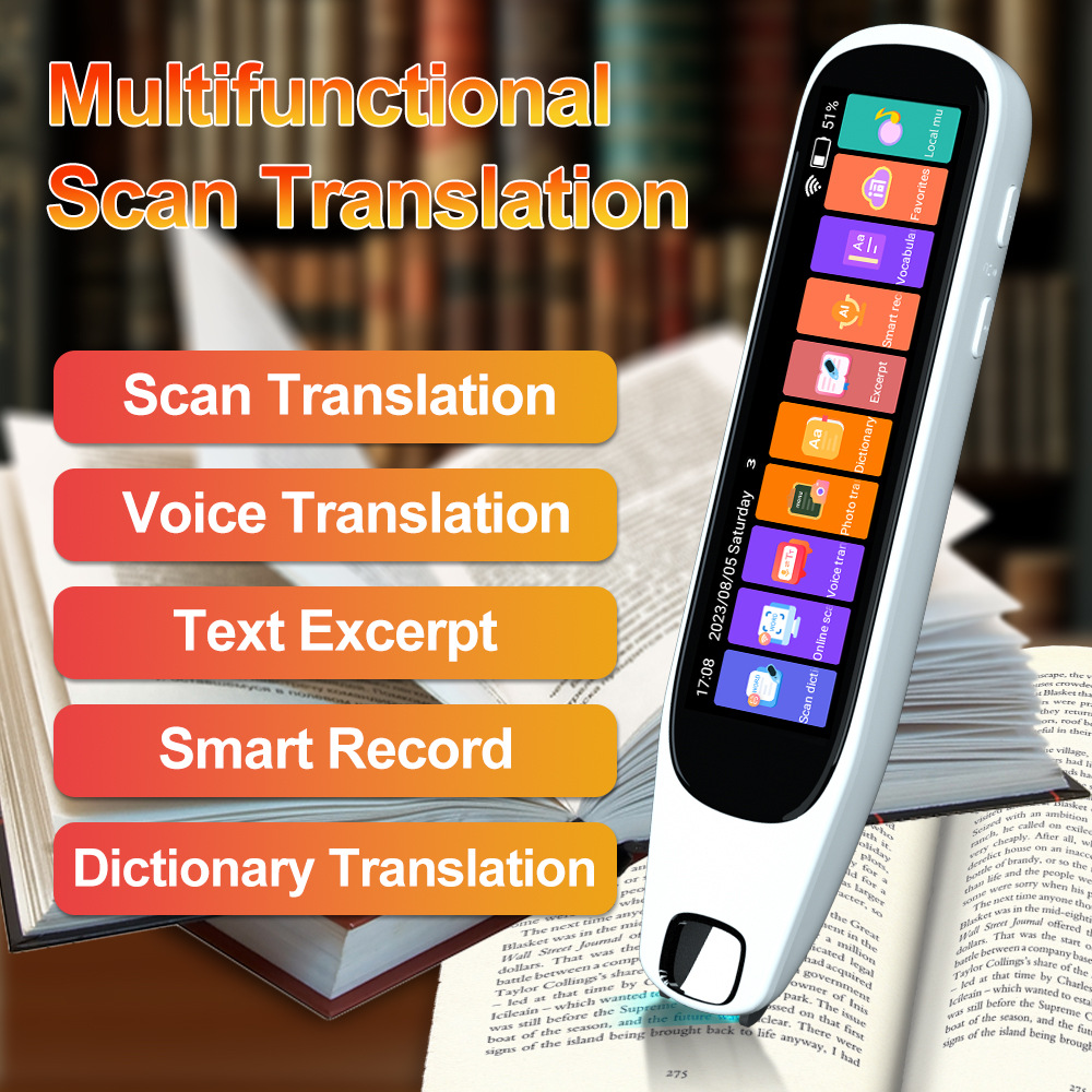 MD21 音声翻訳ペンリアルタイムインテリジェントテキストスキャンポイント読み取り学習スマート音声翻訳録音ペン