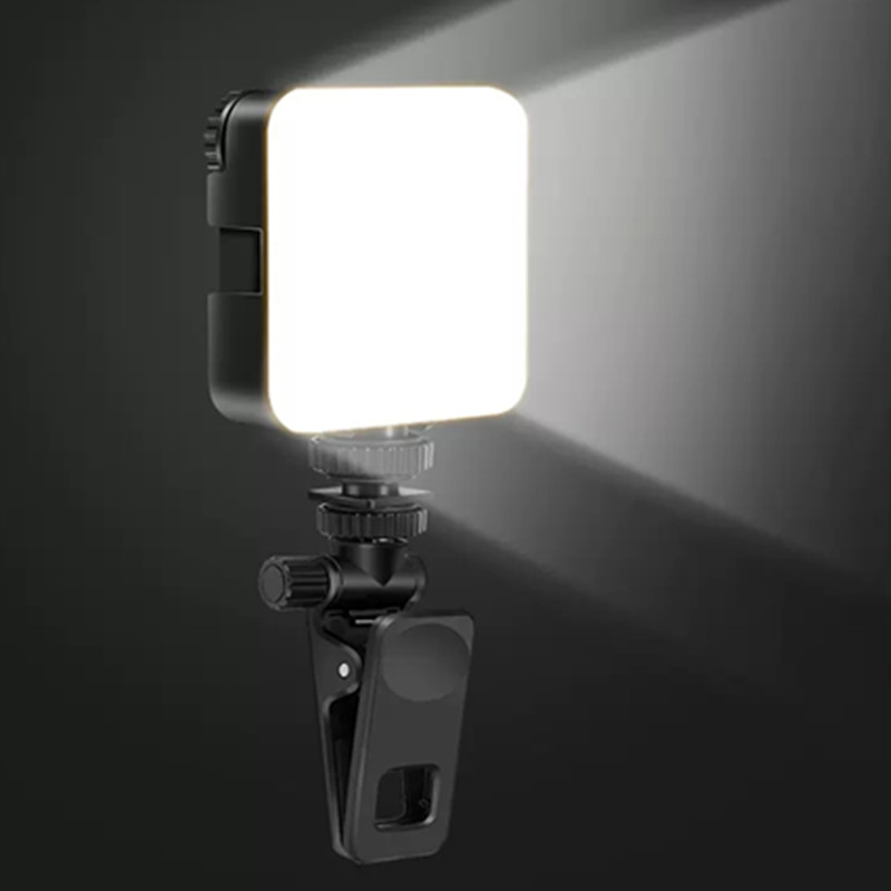 ポケット LED Selfie ライト IPhone Samsung IPad 携帯電話ラップトップ用クリップリングフラッシュフィルビデオ写真リングライト写真撮影ランプ