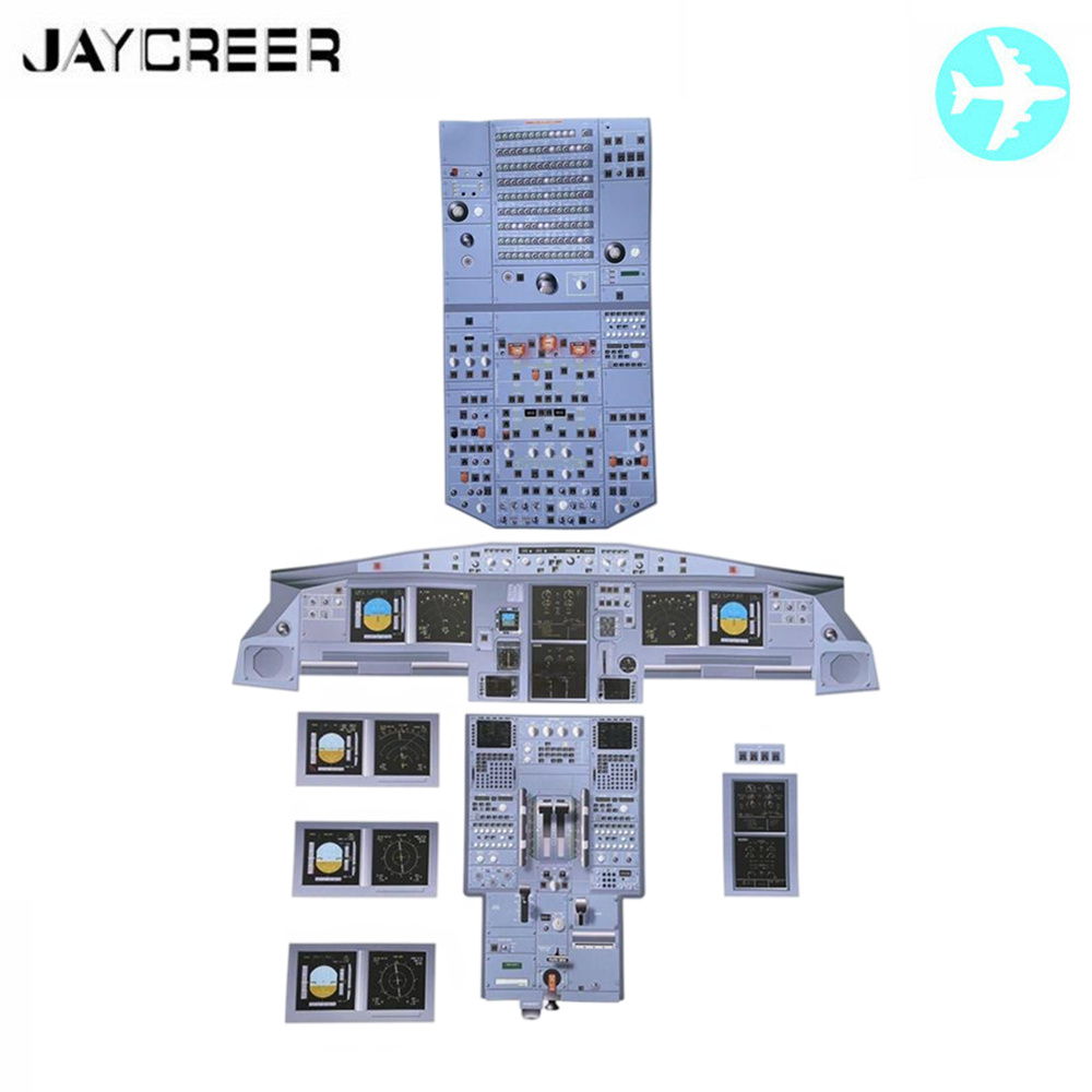 JayCreer エアバス A320 ファミリー コックピット ポスター