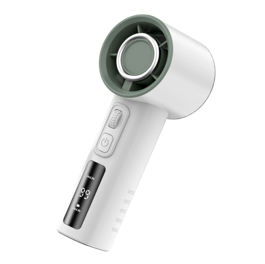 ハンドヘルドミニファンUSB-C充電式100ギア風ポケット冷却ファン旅行屋外オフィス用