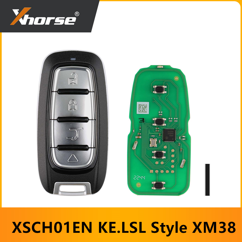Xhorse XSCH01EN KE.LSL スタイル XM38 ユニバーサル スマート キー