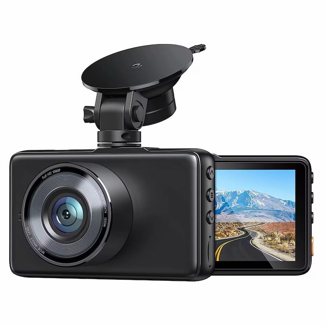 2.5K ダッシュカム、1440P QHD、3 インチ IPS、ナイトビジョン、170° 広角、G センサー、24 時間駐車モード、タイプ C
