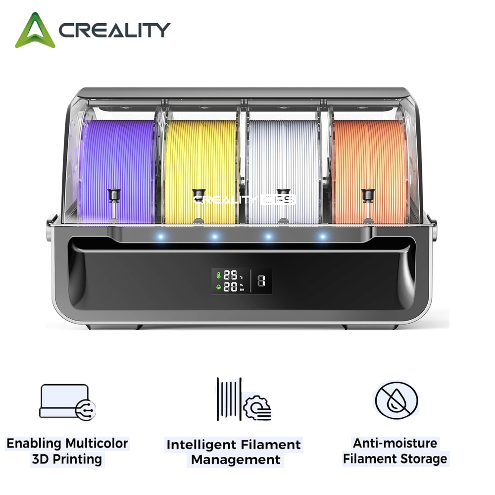 Creality CFS 3D プリンター マルチカラー自動フィラメント システム Creality K1 シリーズ K2 Plus プリンター用防湿フィラメントストレージ