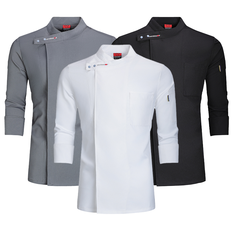 フードサービスキッチン調理衣装ピザイオーロシェフ制服レストランコックジャケットベーカリーカフェウェイターウェイトレスワーキングシャツ