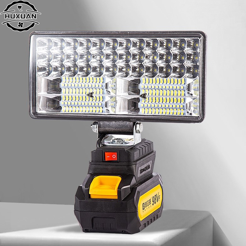Dewalt 20V リチウムイオンバッテリー LED ワークライト 4/6/8 インチ懐中電灯ポータブル緊急洪水ランプキャンプランプ屋外作業灯