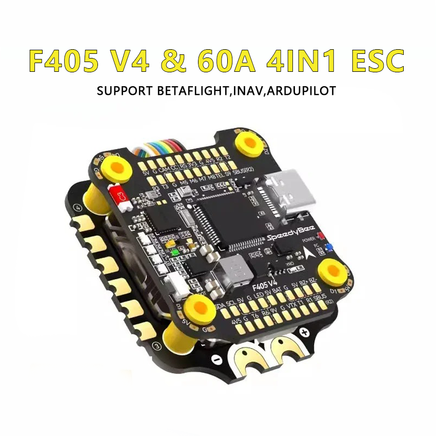 SpeedyBee F405 V4 BLS 60A 30x30 フライト コントローラー 60A 4-in-1 ESC スタック FPV フリースタイル ドローン用、DIY 同じスタイルのアクセサリー