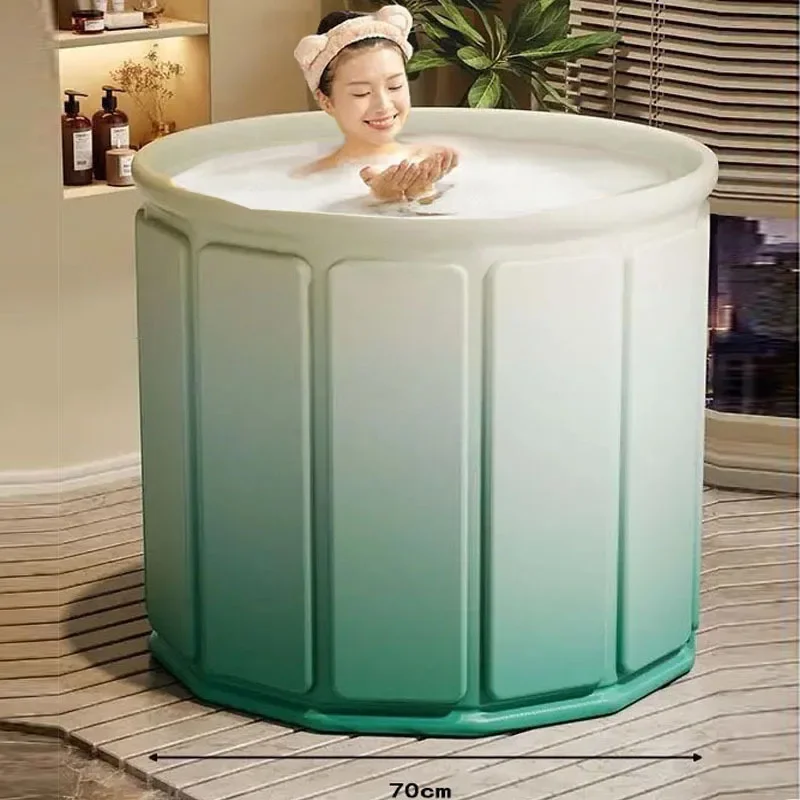 工場直送の折りたたみ式浴槽、厚みのある環境に優しいPVC浴槽、子供と大人のためのポータブル浴槽