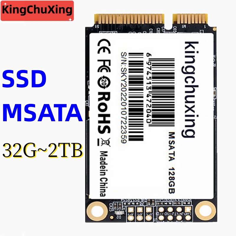 Kingchuxing SSD MSATA 内部ソリッドステートドライブ 128 ギガバイト 256 ギガバイト 512 ギガバイト MSATA SSD 高性能ハードドライブデスクトップラップトップ用