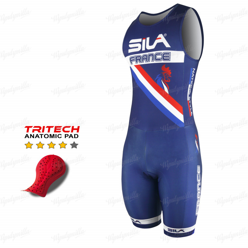 Triathlon Racing Clothing Sila Mens Cycling Sleeveless Skin Tri Suit Ropa Ciclismo Hombre Running Swimming Quick-drying Skinsuit