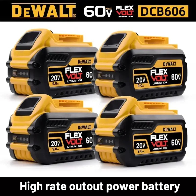 100% オリジナル Dewalt 9.0Ah 20 V/60 V 電動工具バッテリー DCB206 DCB205 DCB200 DCB203 Dewalt 電動工具航空輸送