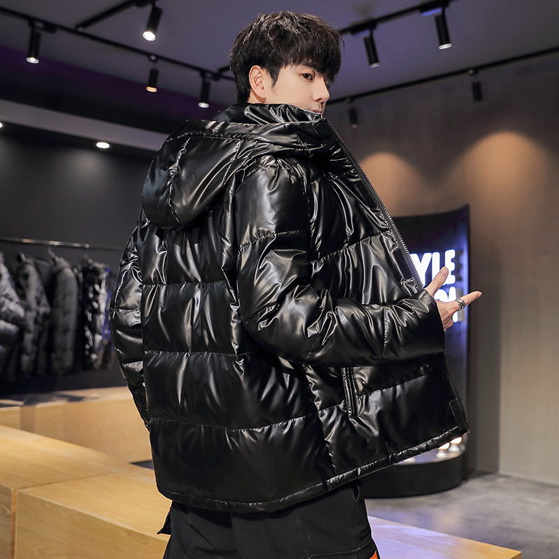 男性ダウンパーカー防風男性厚く暖かいダウンコート新ファッション冬スタンドカラー最高品質の学生ジャケットダウン