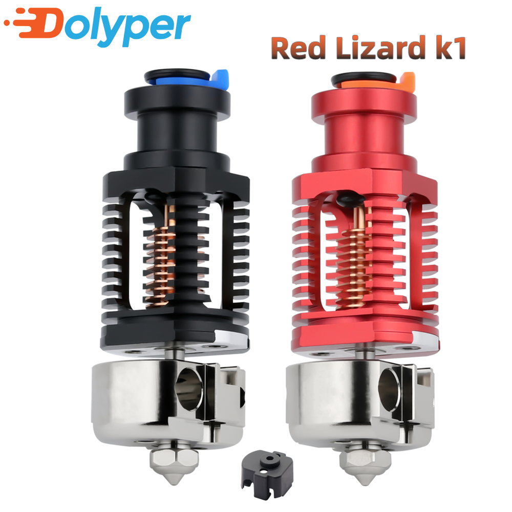 レッドリザード K1 ホットエンド 3D プリンタ Voron 2.4 Prusa I3 V6 ホットエンド バイメタル銅ホットエンド ノズル タイタン エンダー 3 V2 押出機用