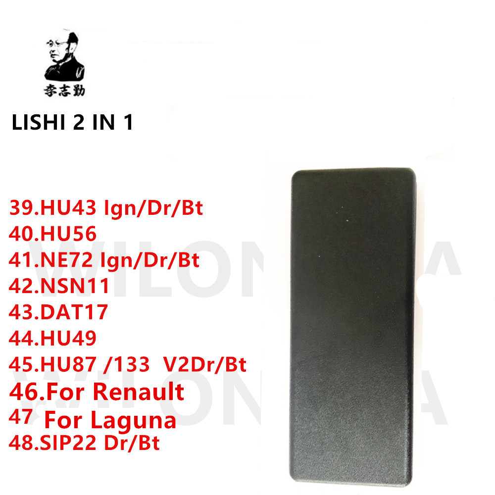 Lishi 2 で 1 HU43 HU56 NE72 NSN11 HU49 HU87 ラグナ用ルノー SIP22 GM37 MIT8 IGN TOY38R