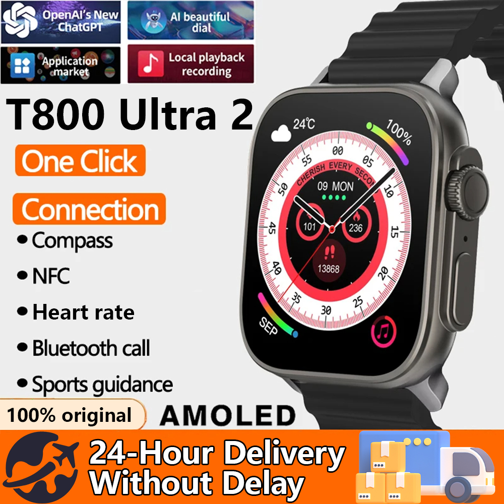 2026 新 T800 Ultra2 スマートウォッチ 2.19 インチスマートウォッチ Bluetooth 通話 IWO シリーズ 8 スポーツスマートウォッチ女性男性 IOS Android