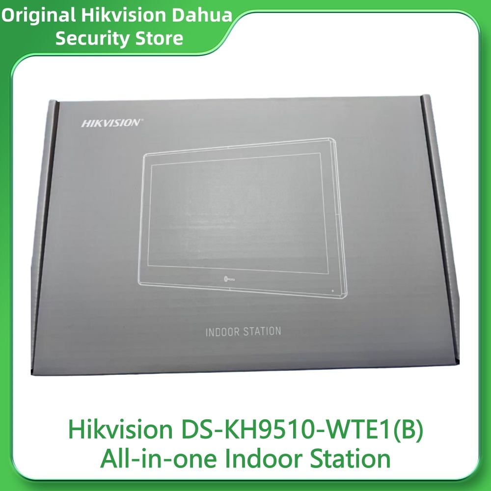 Hikvision DS-KH9510-WTE1(B) オールインワン屋内ステーション 10.1 インチ カラフルなタッチ スクリーン Android システム Hik-Connect APP 内蔵