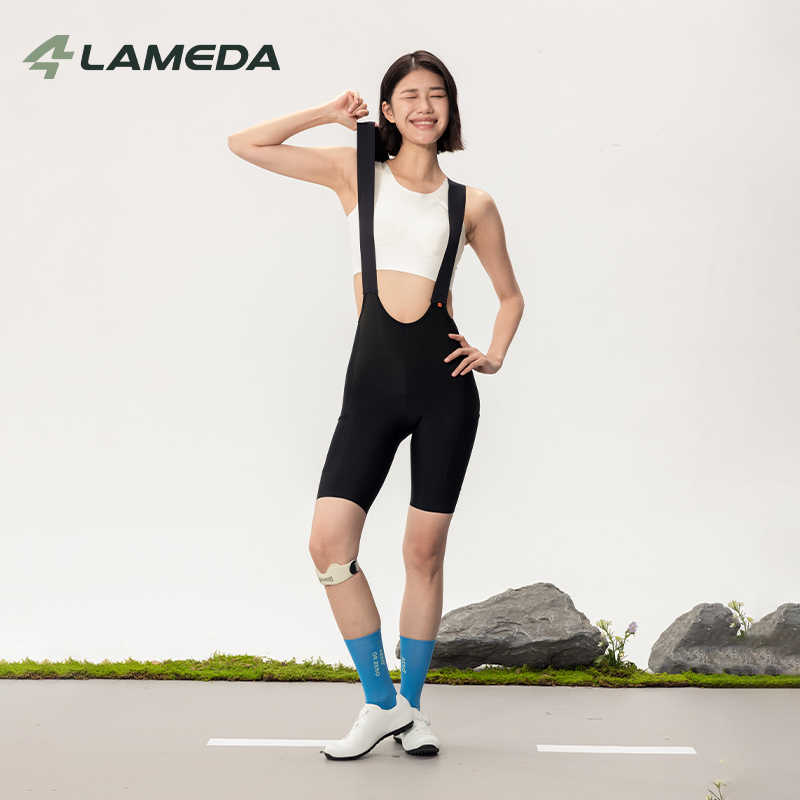 LAMEDA 女性のプロフェッショナル夏パッド入りサイクリングショーツ通気性速乾性 MTB ロードバイクフィットネスライディングショーツ