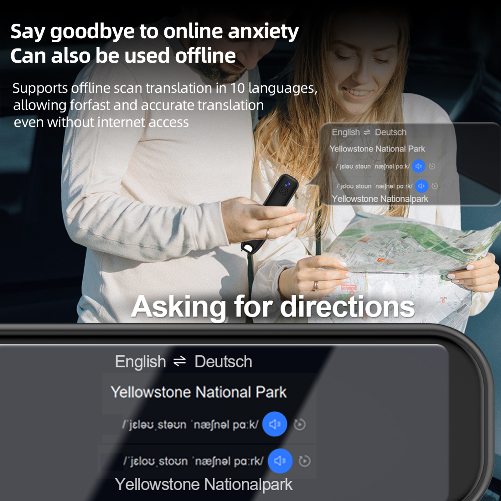 スキャン翻訳ペン 60 オンライン/10 オフライン言語スキャン 3.48 インチスキャナリーダーペンディスレクシア用