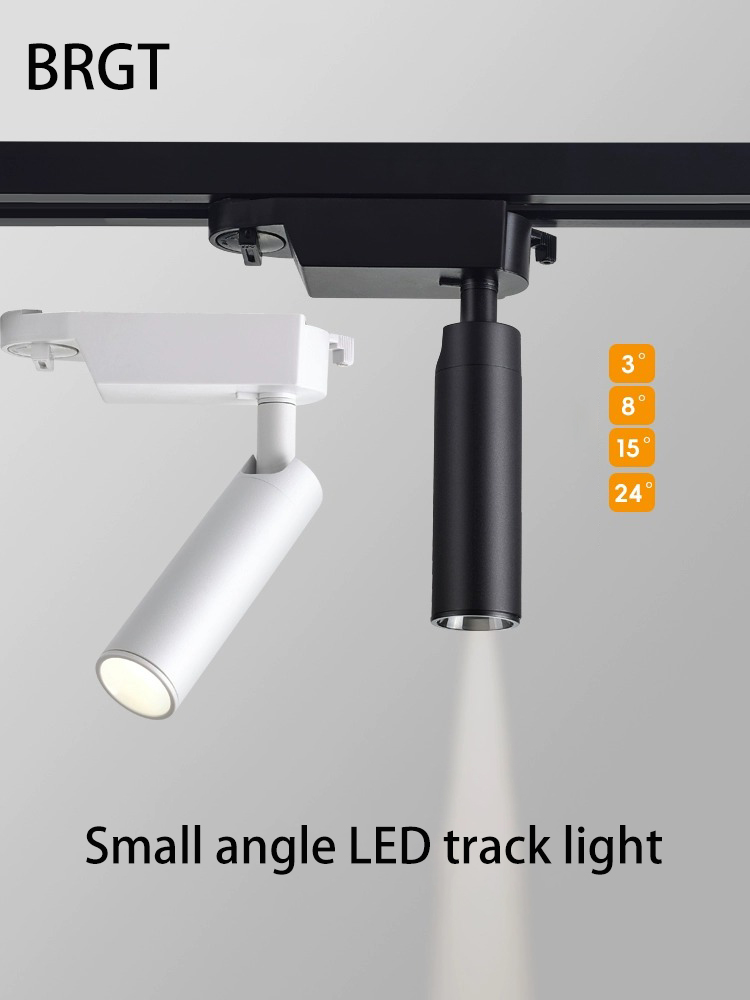 Led トラックライト小さなビーム角度 3 8 15 24 度スポットライト展示キャビネットスポット照明雰囲気ランプ Foco アート画像