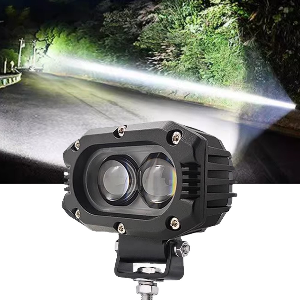 12 V-24 V ユニバーサル LED レーザースポットライトフォグレンズ 6000 18K 外部オートバイライトプロジェクター車のフロントバー強力な補助ライト