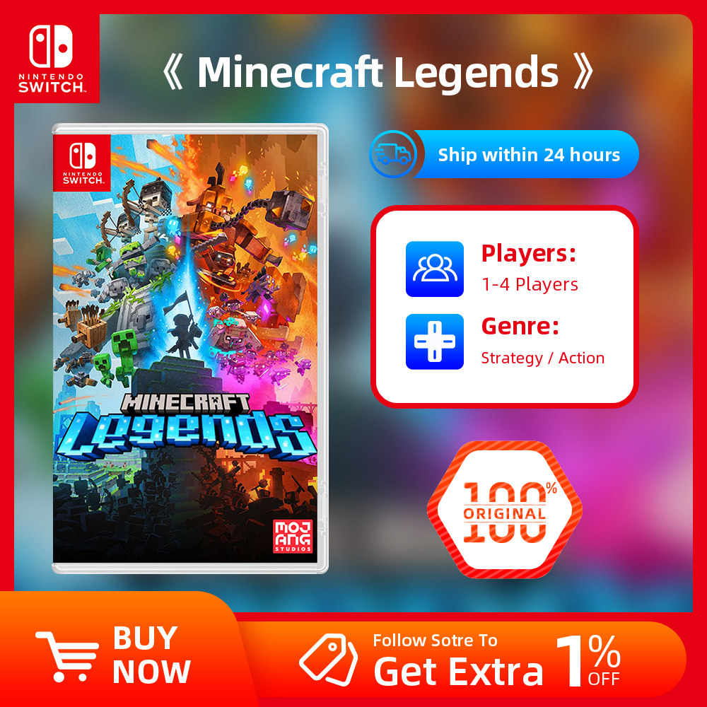 Nintendo Switch ゲームセール - Minecraft Legends - Switch OLED Lite 用ゲーム物理カートリッジ