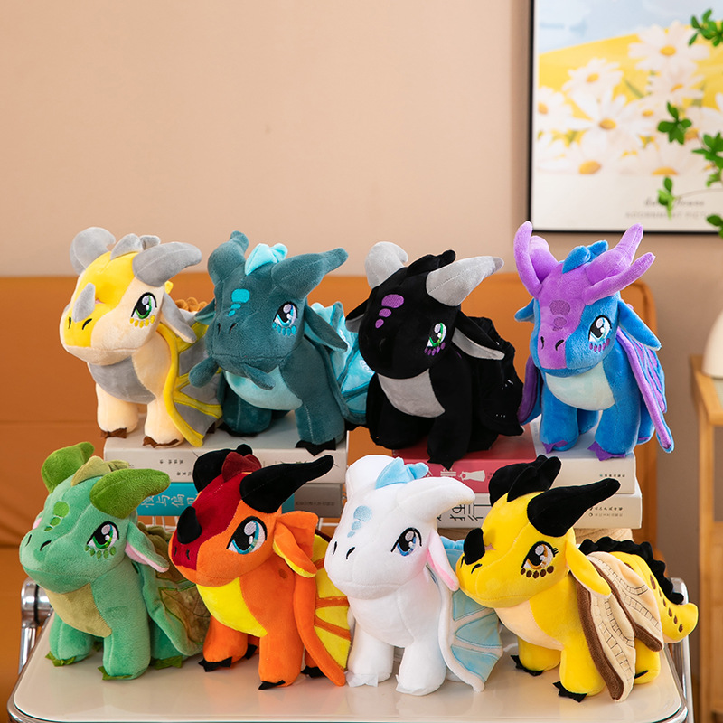 30 センチメートル火の翼のドラゴンぬいぐるみ人形ゲームフィギュアぬいぐるみぬいぐるみ高品質アニメーションおもちゃ男の子の誕生日プレゼント