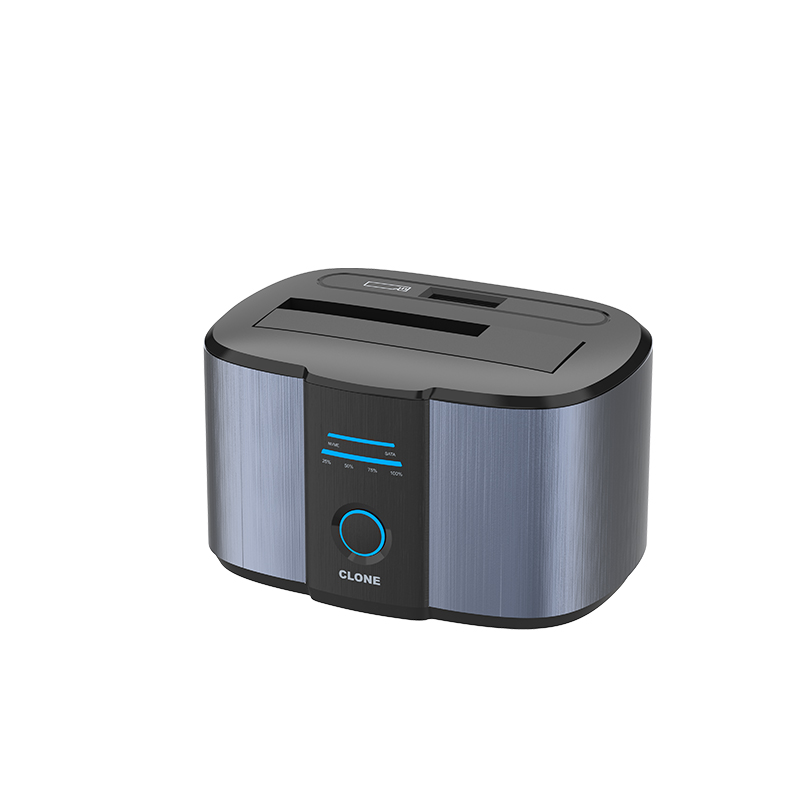 GODO デュアルベイ 2​​.5/3.5 インチ M.2 NVMe/SATA SSD HDD 拡張ドック USB 3.2 ハードドライブステーションオフラインクローン外部ストレージ