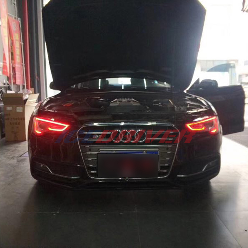 Icedriver アウディ A5 S5 DRL RGB マルチカラー LED ボード 2012-2016 デイタイムランニングライトレッドブルー RGBW デーモンアイ照明電球